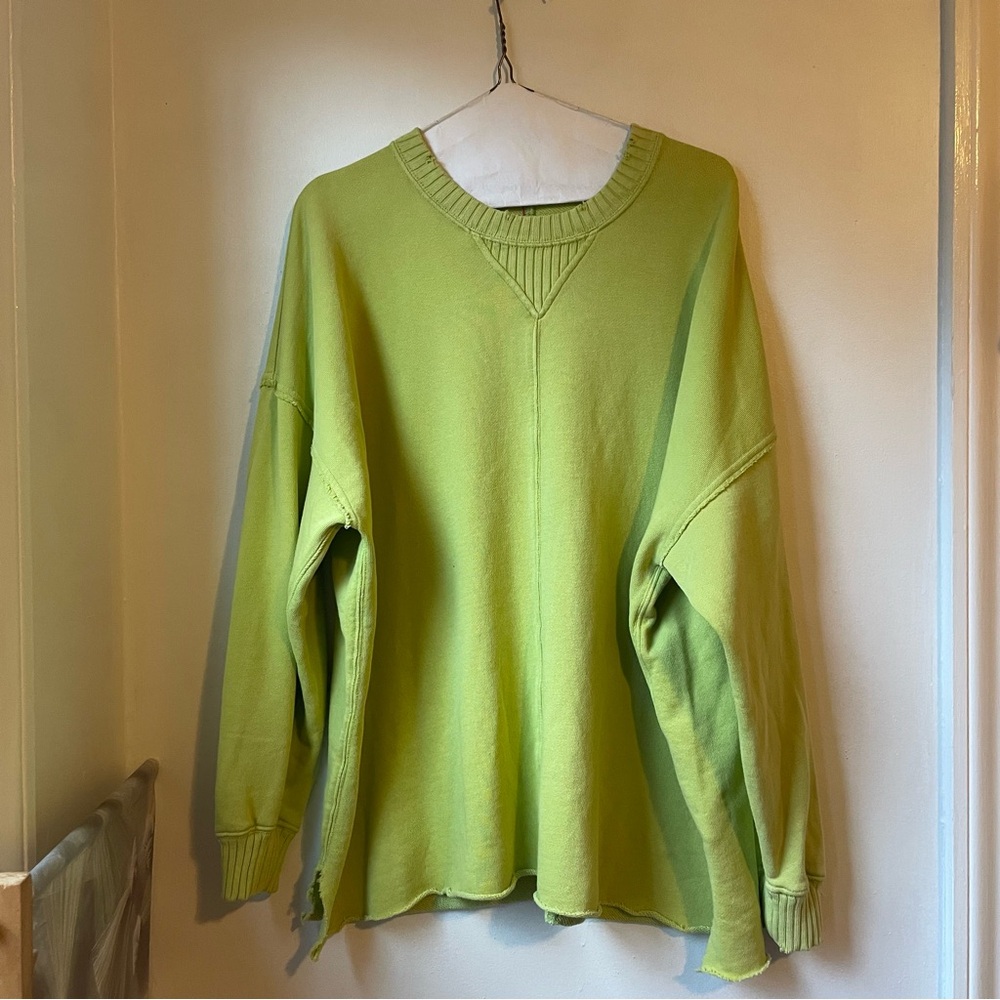 Oversized cozy sweatshirt/top